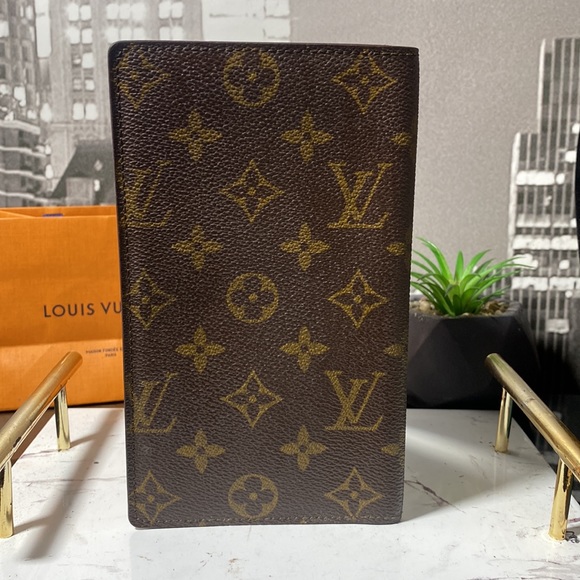 Authentic Louis Vuitton Monogram Checkbook Holder Wallet - Picture 3 of 12
